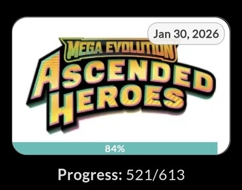 Ascended heroes master set - set, 85%