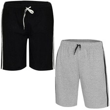 2 Pack Mens Loungewear Shorts