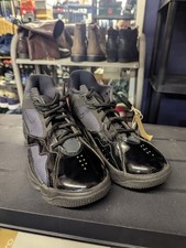 Nike Air Jordan ZOOM 92 Triple Black  Trainers Mens UK 6 Good Overall Condition 