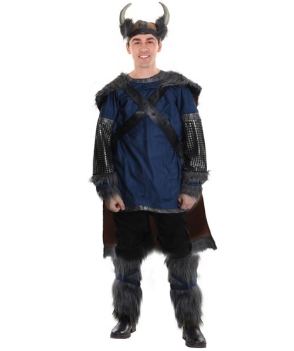 Men viking warrior blue and - blue,