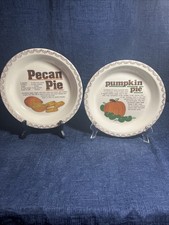 Vtg Pumpkin & Pecan Pie Recipe