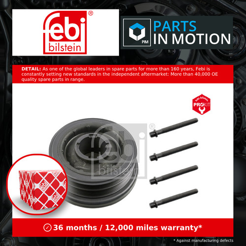 Crankshaft pulley 33602 febi - crankshaft,