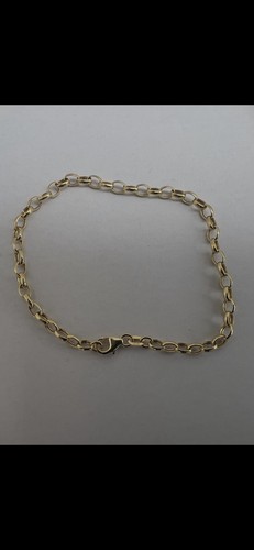 9ct gold belcher chain 8g - gold,