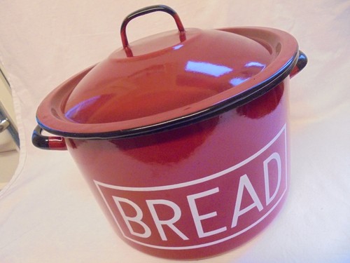Vintage red burgundy enamel - vintage,
