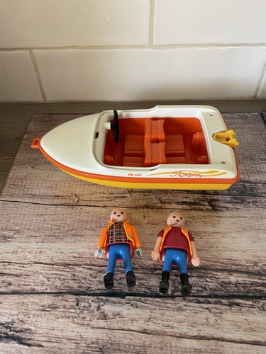 Vintage playmobil boat - playmobil, 1988