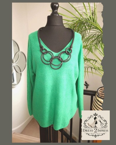 Womens jumper green knit - jumper,