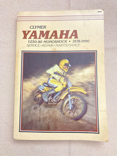 Clymer yamaha yz50 - clymer, yz50-80