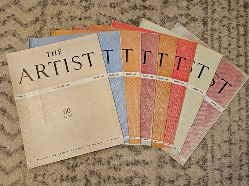 1950 the artist magazines - 8,