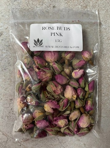 Pink dried rose - pink, 15g