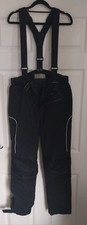 Crane Mens Black Snow Pants Ski Trousers Size Medium 32"-34"W 