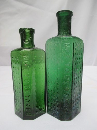 Green flat back coffin - back,