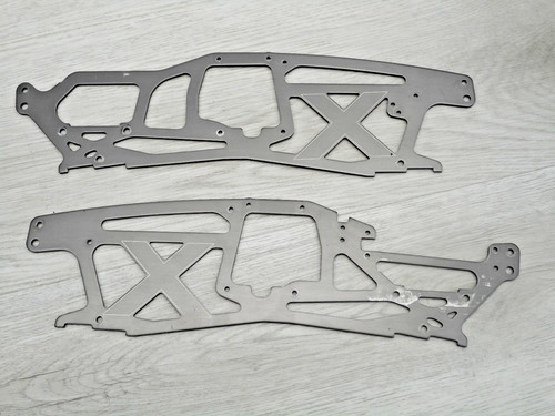 Hpi savage chassis plates - savage, x4.6