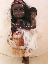 Vintage Indian Doll With Baby National Souvenir Costume Doll