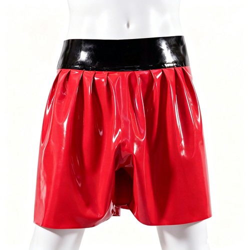 Mens sports latex shorts - sports, loose