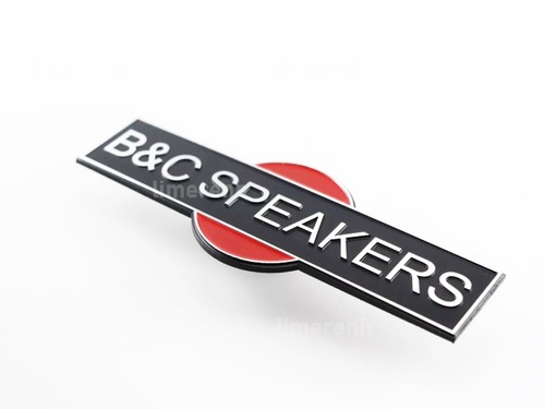 Speakers aluminum logo - b&c,