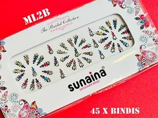 45 x Multicolour Bindi Indian