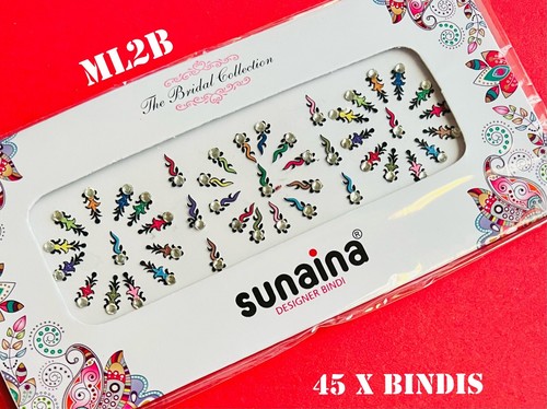 Multicolour bindi indian - 45, x