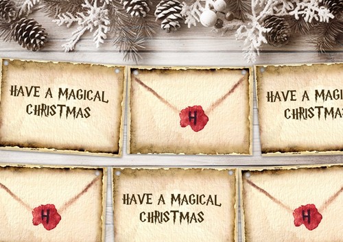 Harry potter christmas bunting - potter,