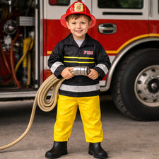 Child Boys Girls Fireman