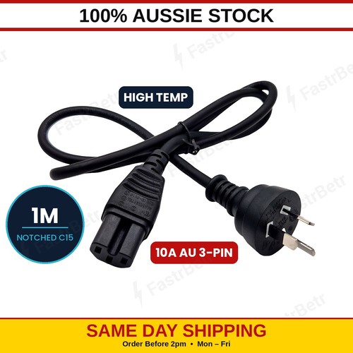 Power cord notched - cord, c15