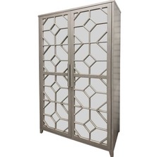Libra Mango Wood Mirrored Double Wardrobe