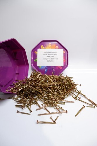 2kg mixed tub multi - mixed, wood