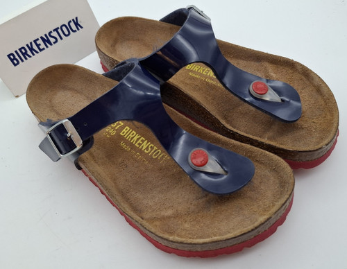 Birkenstock navy blue patent - navy,