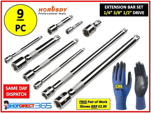 9pc impact extension - 9pc, bars