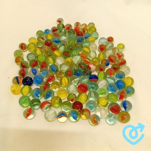 Vintage glass marbles multi - vintage,