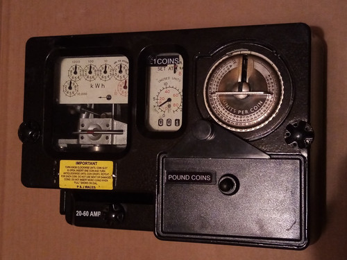 Smith electricity coin meter - coin,