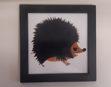 Vintage tile of a Punky Hedgehog by Kenneth Townsend produced in 1960's