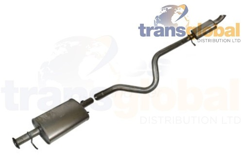 Exhaust rear silencer with - exhaust,