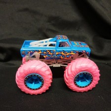 Pink Blue Hot Wheels Monster