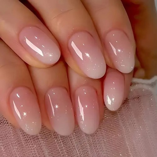 24pcs almond press nails - 24pcs,