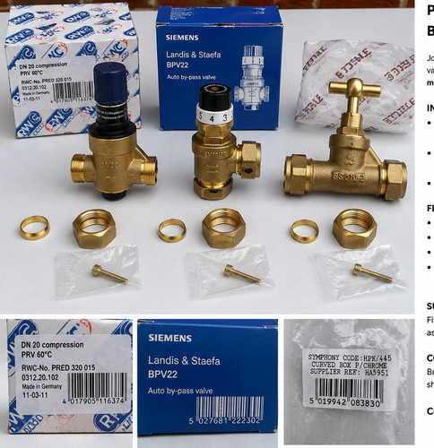 Siemens pack plumbing valves - plumbing,