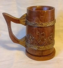 Vintage Large Folk Art Carved