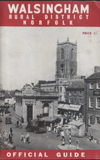 Walsingham Rural District Norfolk Official Guide, Early 1960s