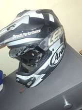 Arai MX-V Block Motocross Helmet Black/grey/white And Goggles