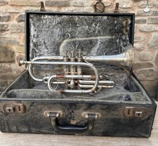 Vintage Besson & Co Class A Prototype Cornet Silver Plated with Mouthpiece