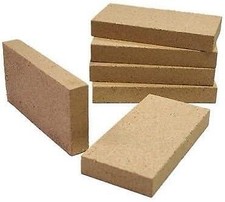 8 x Vermiculite Villager Fire stove bricks brick firebrick firebricks 9" x 4.5"