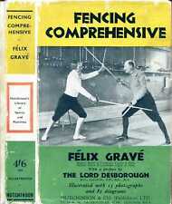 Grave, Felix FENCING COMPREHENSIVE 1934 Hardback BOOK