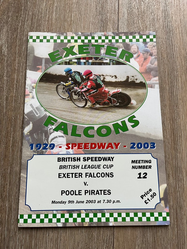 Exeter falcons speedway - exeter,