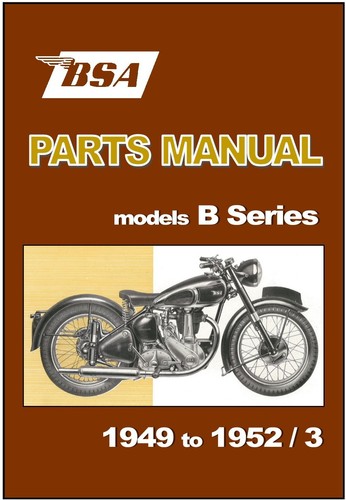 Bsa parts manual b31 - bsa,