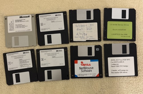Floppy disks 44mb - 1.44mb, 3.5”