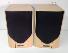 MISSION M31i Bookshelf Speakers, 2-Way, 25-75W, Beech