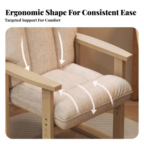 Upholstered wood frame chair - wood-frame,