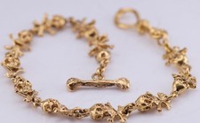 18K GOLD PLATED MEMENTO MORI