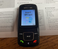 Samsung SGH-C300 Slider Mobile Phone Orange Black vintage