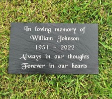 Personalised Engraved Memorial