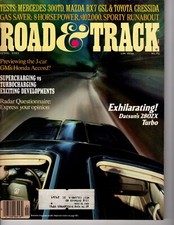 Road &Track Magazine April